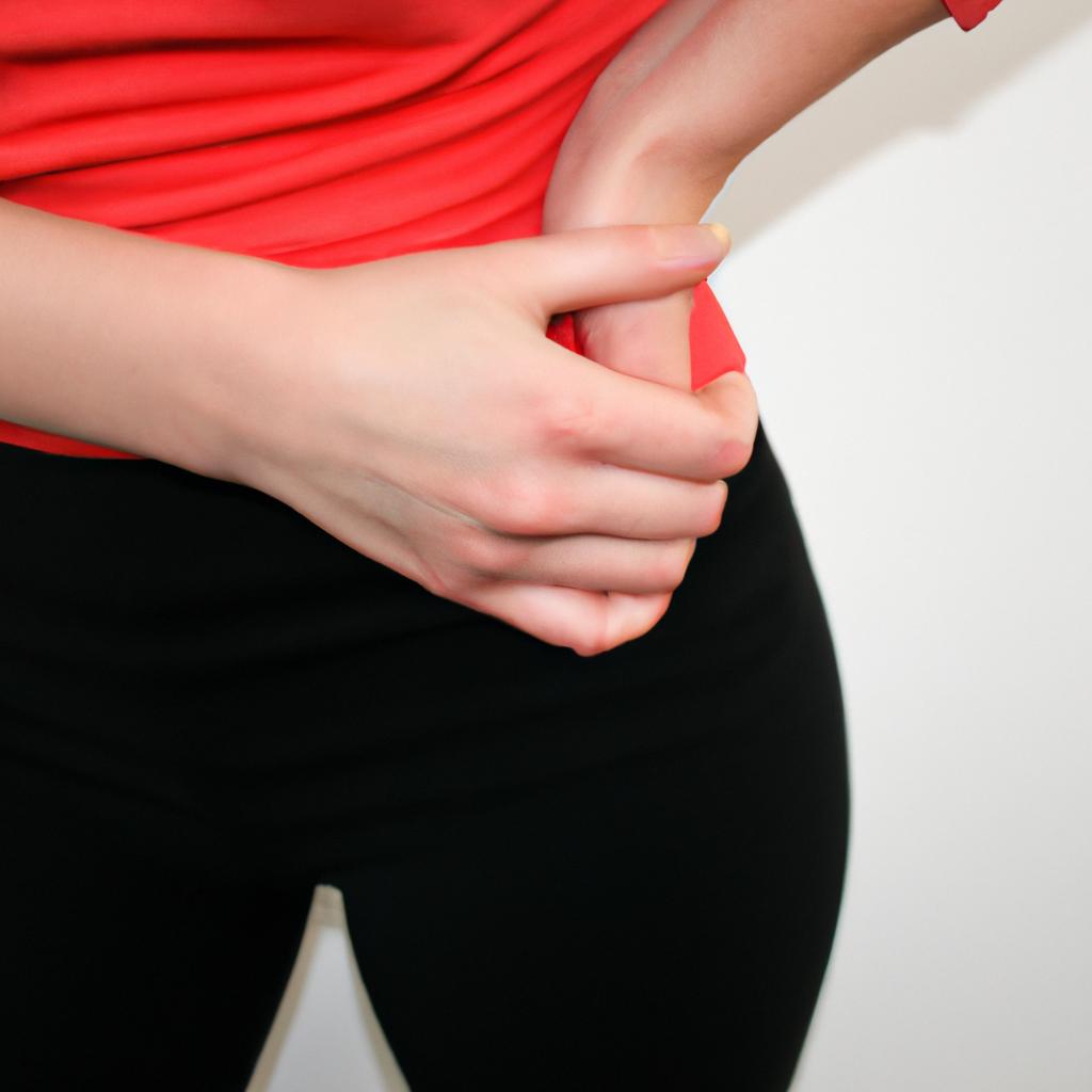 Person with joint pain symptoms